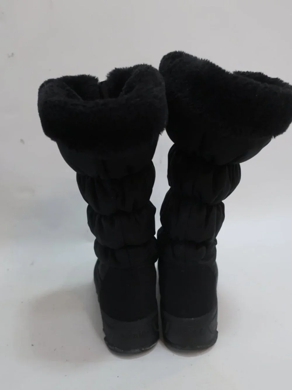 Womens Pajar Canada Toboggan 2.0 Black Shearling Wool Blend Lining Boots 7 - 7.5
